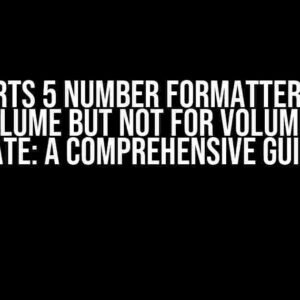 AmCharts 5 Number Formatter Works for Volume but Not for Volume Flow Rate: A Comprehensive Guide