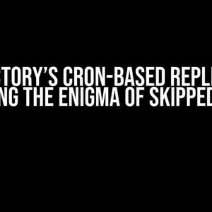 Artifactory’s Cron-Based Replication: Cracking the Enigma of Skipped Hours